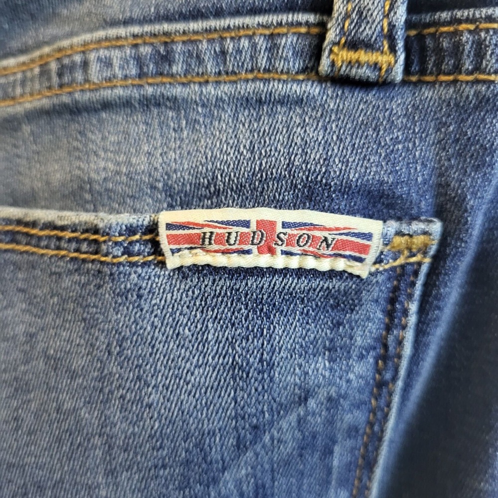 Hudson's‎ Blue Jeans, Natalie Mid Rise,  Distressed, Super Skinny, Women Size 26 - Picture 4 of 9
